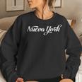 Spanish New York Nueva York Women Sweatshirt Gifts for Her