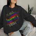 St Pete Pride Gay Pride Lgbtq Rainbow Palm Trees Women Sweatshirt Gifts for Her