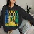 St Vincent And The Grenadines Retro 70S 80S Vintage Women Sweatshirt Gifts for Her