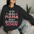 Stolze Mamaon Einer Fantastischen Sohn Saying Sweatshirt Frauen Geschenke für Sie