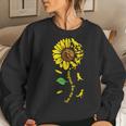 You Are My Sunshine Dinosaur Rex Sunflower Dino Hippie Women Sweatshirt Gifts for Her