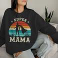 Super Mama Beste Mama Der Welt German Sweatshirt Frauen Geschenke für Sie