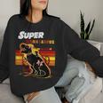 Super Mamasaurus Trex Dino Lustig Mama Muttertag Retro Sweatshirt Frauen Geschenke für Sie