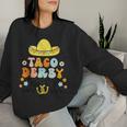 Taco Derby To Me Cinco De Mayo Horse Racing Women Sweatshirt Gifts for Her