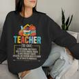 Teacher Definition Teaching School Teacher Women Sweatshirt Gifts for Her