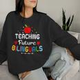 Teaching Future Bilinguals Bilingual Spanish Teacher Women Sweatshirt Gifts for Her