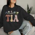 Tia Wildflower Floral Tia Women Sweatshirt Gifts for Her