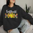 Tie Dye Softball Mom Softball Game Day Vibes Women Sweatshirt Gifts for Her
