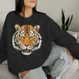 Tiger Head Cute Tiger Lover Sweatshirt Frauen Geschenke für Sie