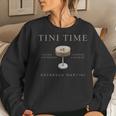 Tini Time Vodka Espresso Coffee Liqueur Espresso Martini Women Sweatshirt Gifts for Her