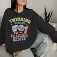 Twin Day For Spirit Week Teacher Bestie Matching Twinning Women Sweatshirt Gifts for Her