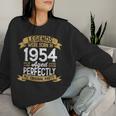 Vintage 1954 Birthday Legends Were Born In 1954 Women Sweatshirt Gifts for Her