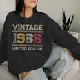 Vintage 1966 Born In 1966 Birthday Women Sweatshirt Gifts for Her