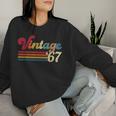 Vintage 1967 Retro 55'S 55Th For B-Day Women Sweatshirt Gifts for Her