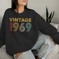 Vintage 1969 55Th Birthday 55 Years Old Women Sweatshirt Gifts for Her
