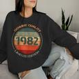 Vintage 1982For Retro 1982 Birthday Women Sweatshirt Gifts for Her