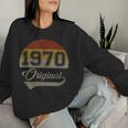 Vintage 51St Birthday Man Woman Original 1970 Women Sweatshirt Gifts for Her