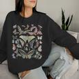 Vintage Butterfly And Moth Cute Graphic For Teacher Womens Women Sweatshirt Gifts for Her