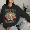 Virgo Girl The Soul Of A Witch Vintage Birthday Women Sweatshirt Gifts for Her