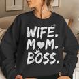 For Wife Mom Boss Mother's Day Women Sweatshirt Gifts for Her