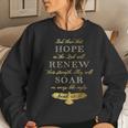 Wings Like Eagles Isaiah 4031 Christian Bible Verse Women Sweatshirt Gifts for Her