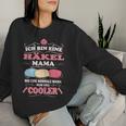 Women's Crochet Mama Wie Normal Mama Nuriel Cooler Crochet Sweatshirt Frauen Geschenke für Sie