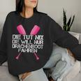 Women's Die Tut Nix Die Will Nur Drachenboofahren Sweatshirt Frauen Geschenke für Sie