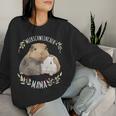 Women's Guinea Pig Mama Sweatshirt Frauen Geschenke für Sie