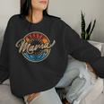 Women's Mama Ist Die Beste Mami Beste Mama Retro Best Mother Sweatshirt Frauen Geschenke für Sie