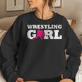 Wrestling Girl Player Silhouette Sport Women Sweatshirt Gifts for Her