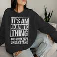 岡本苗字名字 An Okamoto Thing You Wouldn't Understand Family Name Women Sweatshirt Gifts for Her