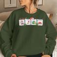 Christmas Santa Special Education Sped Teacher Xmas Pj Women Sweatshirt Gifts for Her