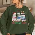 The Dream Team Intensive Care Unit Icu Rn Nurse Christmas Women Sweatshirt Gifts for Her