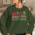 In My Jingle Bell Rock Era Groovy Christmas Tree Pjs Family Women Sweatshirt Gifts for Her