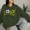 Love Crazy Soccer Mom Life Christmas For Women Women Sweatshirt Gifts for Her