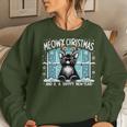 Merry Christmas Cat Cat Mom Meowy Christmas Mew Year Women Sweatshirt Gifts for Her