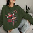 North Pole Christmas Holiday Sexy Woman Dancer Novelty Women Sweatshirt Gifts for Her