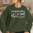 Proud Supporter Of Snow Days Teacher Christmas Women Sweatshirt Gifts for Her