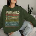 Santangelo Family Name Last Name Santangelo Women Sweatshirt Gifts for Her
