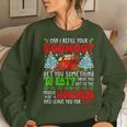 Sarcastic Refill Your Eggnog Christmas Drinking Eggnog Women Sweatshirt Gifts for Her