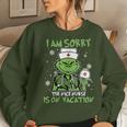 I Am Sorry The Nice Nurse Is On Vacation Christmas Nurse Women Sweatshirt Gifts for Her