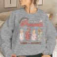 Retro Christmas Labor And Delivery Nurse Mother Baby Nurse Women Sweatshirt Gifts for Her