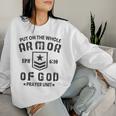 Armor Of God Christian Worship Bible Verse Women Sweatshirt Gifts for Her