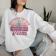 Bartender For Your Veins Intravenous Infusion Nurse Iv Nurse Women Sweatshirt Gifts for Her