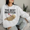 Best Motter Otter Worspiel Für Die Beste Mama Cute Animals Sweatshirt Frauen Geschenke für Sie