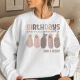 Birthdays Are Our Specialty Labor Delivery Nurse Graduation Women Sweatshirt Gifts for Her