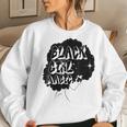 Black Girl Magic Afro Graffiti Urban Queen Women Sweatshirt Gifts for Her