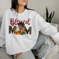 Blessed Mom Africa Black Woman Junenth Mother's Day Women Sweatshirt Gifts for Her