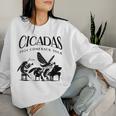 Cicadas 2024 Comeback Tour Band Concert Insect Emergence Women Sweatshirt Gifts for Her