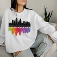 Cincinnati Ohio Lgbtq Gay Pride Rainbow For Women Women Sweatshirt Gifts for Her